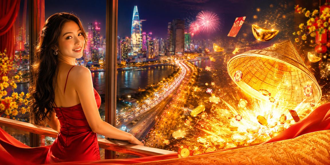 Người dùng TP.HCM tìm hiểu điều khoản sử dụng nền tảng cá cược trực tuyến với nón lá truyền thống