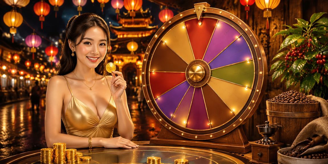 Người dùng Huế tham gia quay số may mắn trực tuyến tại quán cà phê trong không khí vui tươi